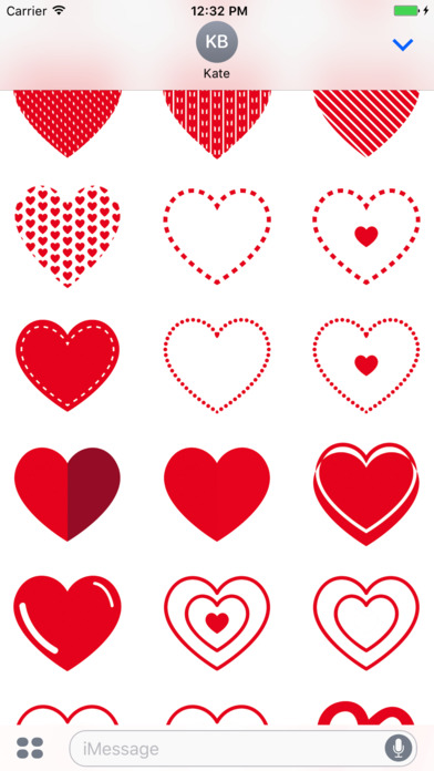 Love heart stickers & emoji screenshot 2