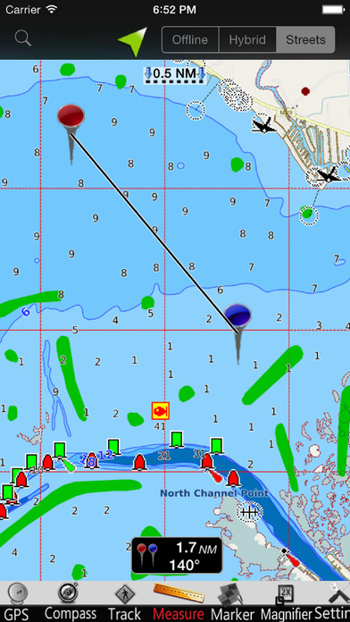 St. Clair GPS Nautical Charts screenshot 3