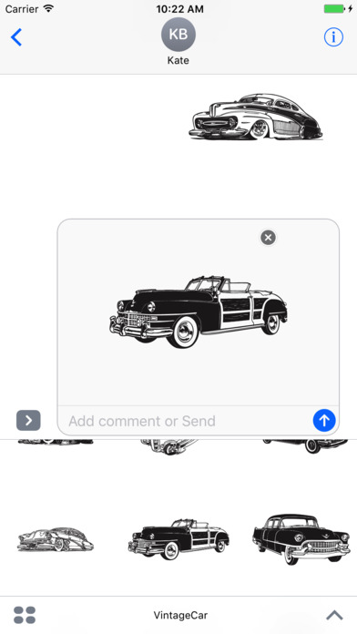 Old car - stickers & emojis screenshot 4