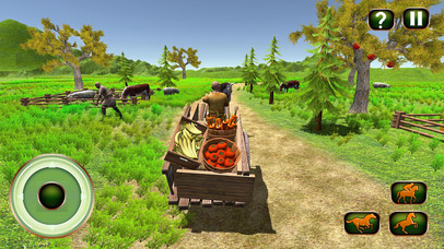 Horse Simulator Village Cargo Transport 2017 screenshot 4