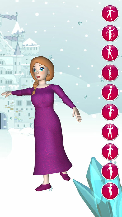 Dance with Snow Queen Princess Dancing Game – Pro screenshot 2