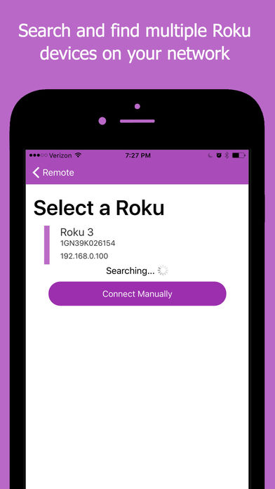 KuMote Lite - Free Touchpad Roku remote screenshot 3