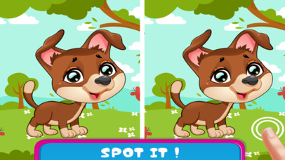 Find Differences In Cute Animals Kids Game screenshot 3