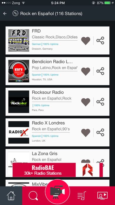 Rock en Espanol Radio screenshot 2