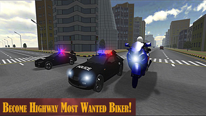 Motorbike Hot Pursuit :Extreme Police Chase screenshot 3