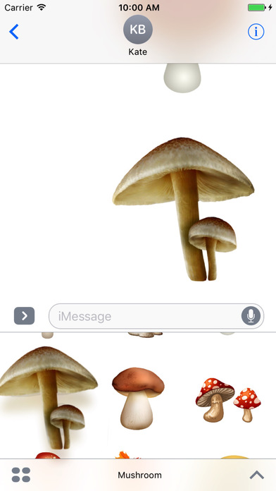 Mushroom Stickers Bundle for iMessage screenshot 3