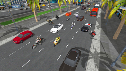 Motorcylce Racing in 3D City screenshot 4