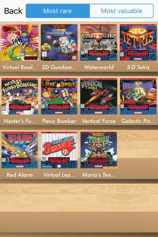 Retro Collector for Virtual Boy screenshot 3