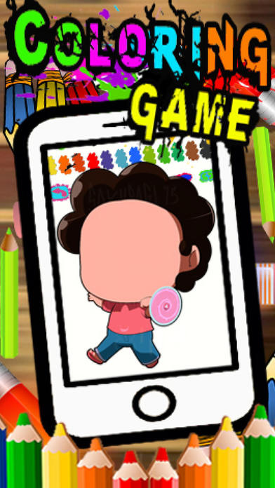 Steven Cartoon Coloring Version screenshot 2