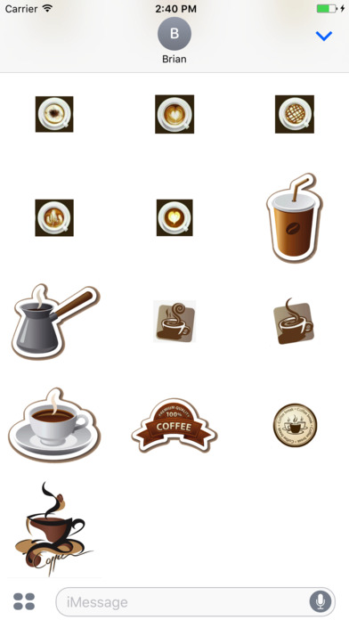 Coffee w Me Stickers screenshot 3