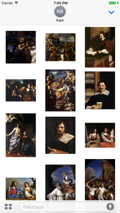 Guercino Artworks Stickers screenshot 2