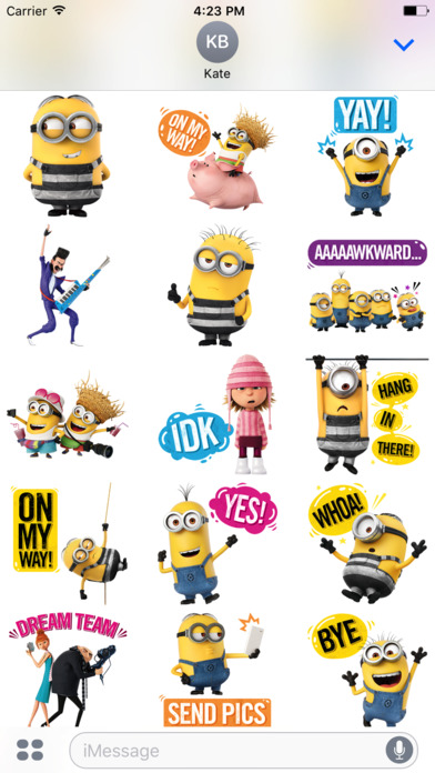 Despicable Me 3 Stickers screenshot 2