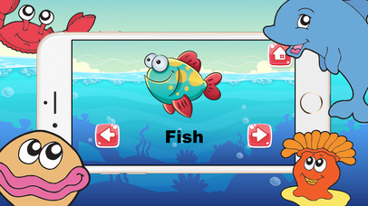 Sea Animal Vocabulary for Kids screenshot 2