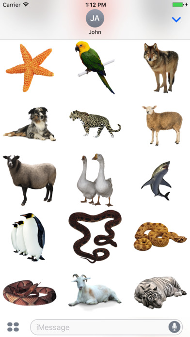 Best Animals Stickers Pack screenshot 2