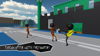 Stickman Crime City Sniper- Gangster Prison Escape screenshot 2