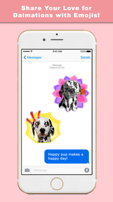Dalmation Love - Stickers & Keyboard For Dogs screenshot 3