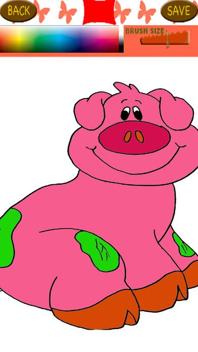 Pep Kids Drawing Games Coloring Pa Pig Book screenshot 2