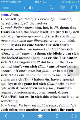 German Dictionary - Dict Box screenshot 2