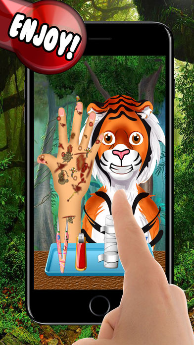 Nail Doctor Jungle: Tiger Style screenshot 2
