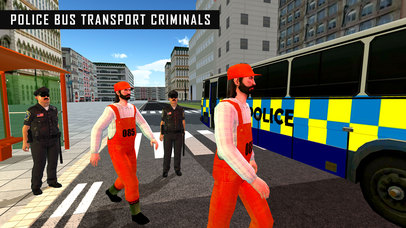 Police City Bus Prison Duty Simulator 2016 3D screenshot 2