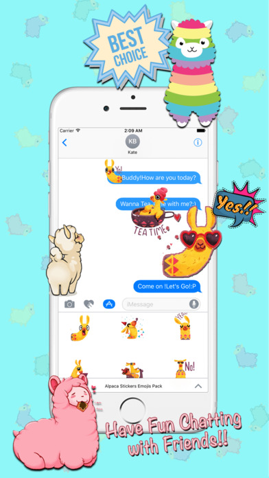 Alpaca Stickers Emojis Pack screenshot 3