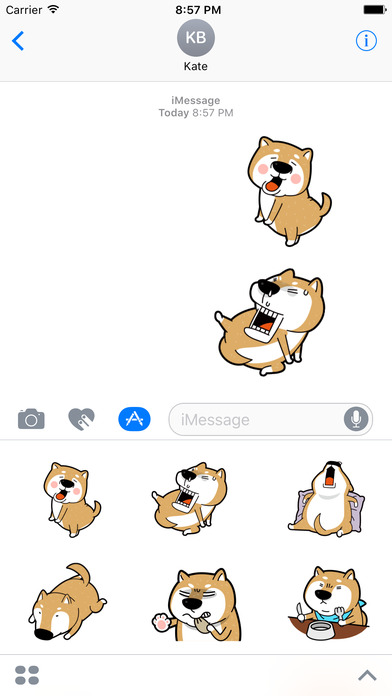 Doggomoji - doge animated gif stickers screenshot 3