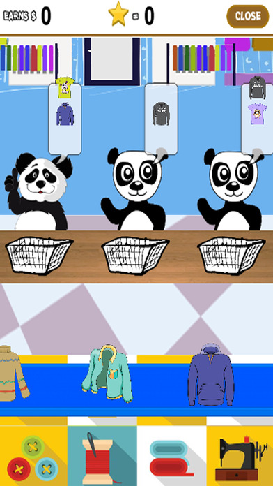 Kids Fashion Games Shirt Shop For Panda screenshot 2