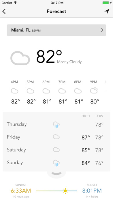 MIA wx: Miami, FL weather forecast, traffic, radar screenshot 3