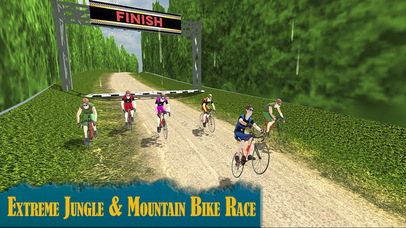 Fast track bicycle rider:The Jungle race Challenge screenshot 4