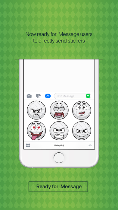 VolleyMoji - volleyball emoji & stickers keyboard screenshot 3