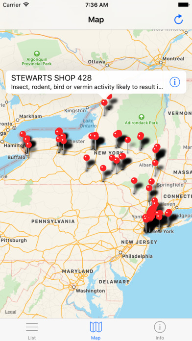 New York Food Inspections - New York Food Health screenshot 3