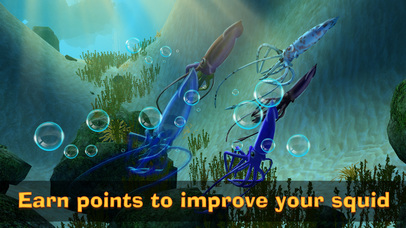 Squid Simulator: Underwater Animal Life 3D screenshot 4
