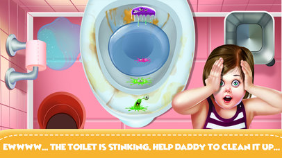 Daddy's Baby Helper - A Housekeeping Game screenshot 2