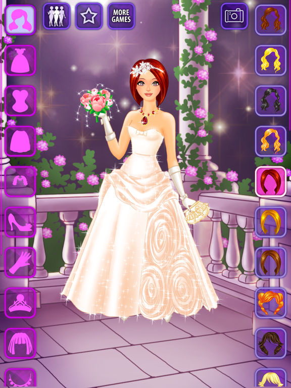 Свадебные одевалки - игры для девочек для iPad