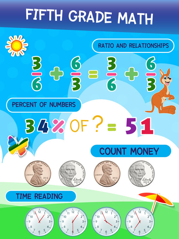 App Shopper Fifth Grade basic Division Kangaroo Math (Games)