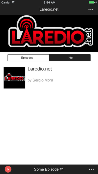 Laredio.net screenshot 2