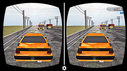 VR Traffic Endless Car Race PRO screenshot 2