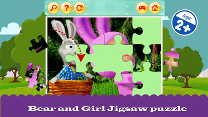The Bear and Girl Jigsaw puzzle Game screenshot 2