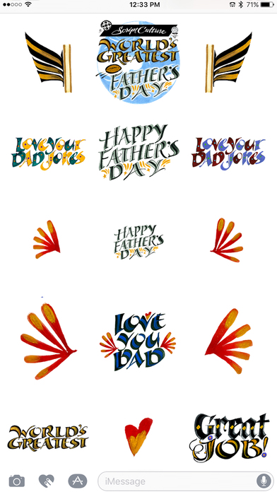 World's Greatest Father's Day 2017 - Calligraphy screenshot 4