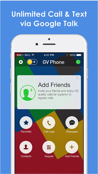 Google Voice Phone by Mo plus screenshot 1