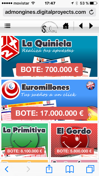 Lotería Gines screenshot 2