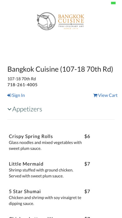 Bangkok Thai Cuisine NYC screenshot 3