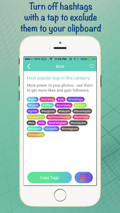 HashTags Pro - Hashtag Manager for Instagram screenshot 4