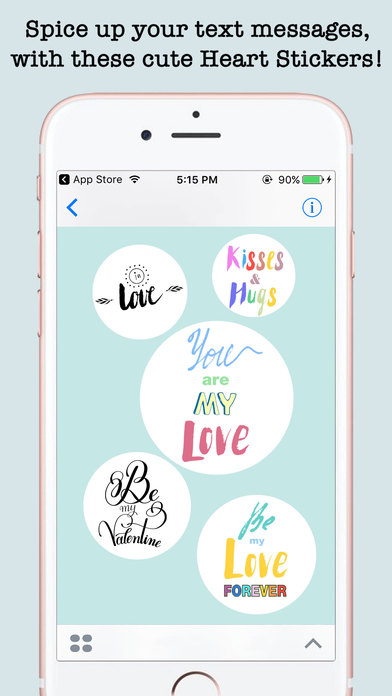 Love Quotes Stickers For iMessage screenshot 4
