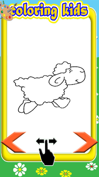 Baby Sheep Coloring Drawing Games Edition screenshot 2