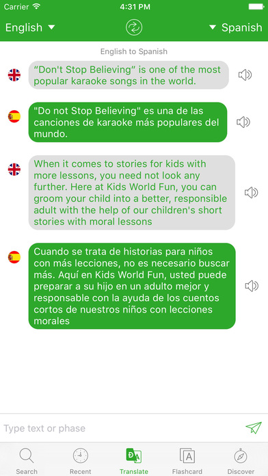 English to Spanish Translator & Spanish dictionary screenshot 2