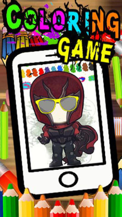 Mutant Hero Cartoon Coloring Version screenshot 2