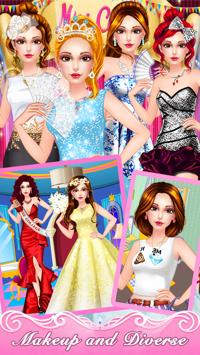 Princess DressUp Party ® - Makeup Games screenshot 3
