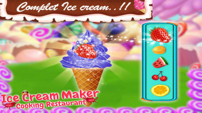 Ice Cream Maker Cooking Restaurant screenshot 4
