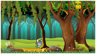 Baby Jungle Cat VS Bees screenshot 2